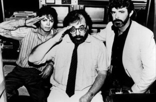 Michael Jackson,  Francis Ford Coppola,  and George Lucas