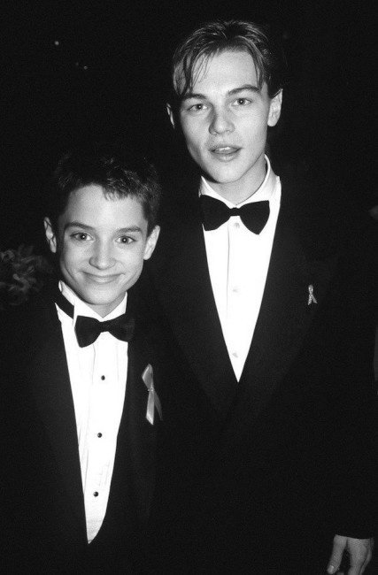 Leonardo DiCaprio and Elijah Wood