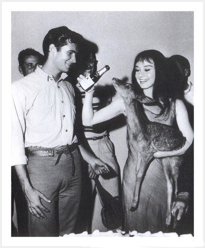 Audrey Hepburn and Anthony Hopkins