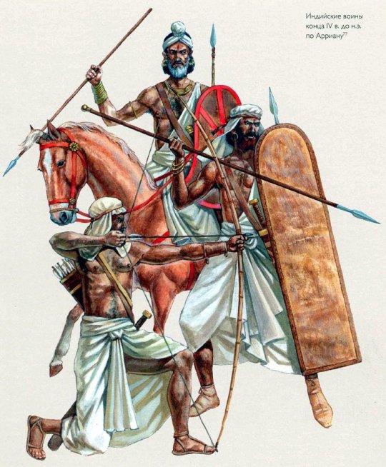 ნანდას იმპერიის ინდოელი ჯარიკაცები
