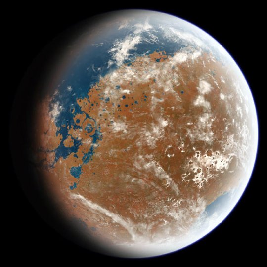 მარსი 4 მილიარდი წლის წინ