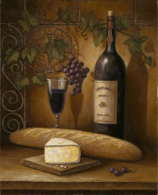 "ღვინო და ყველი" - ავტორი: ჯონ ზაქეო