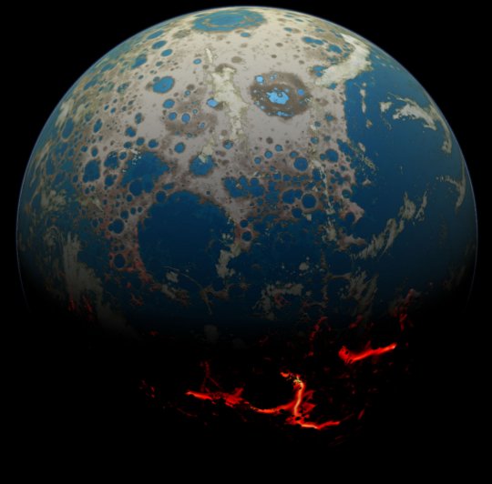 დედამიწა 4 მილიარდი წლის წინ