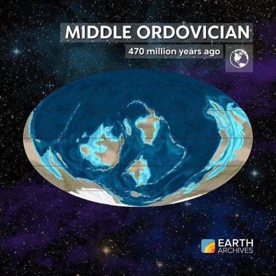 დედამიწა 470 მილიონი წლის წინ