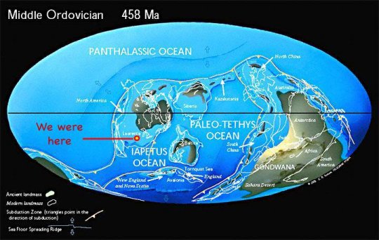 დედამიწა 458 მილიონი წლის წინ