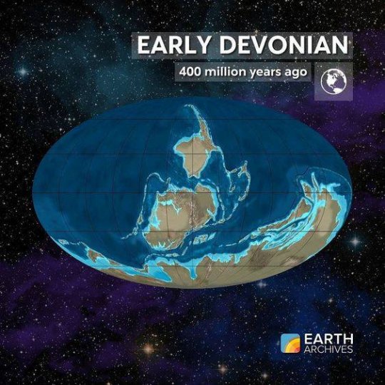 დედამიწა 400 მილიონი წლის წინ