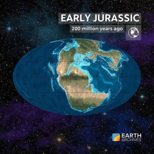 დედამიწა 200 მილიონი წლის წინ