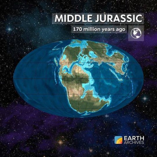 დედამიწა 170 მილიონი წლის წინ