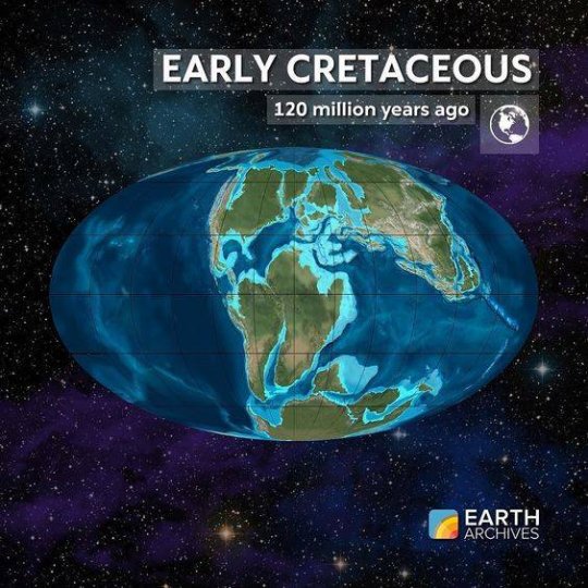 დედამიწა 120 მილიონი წლის წინ