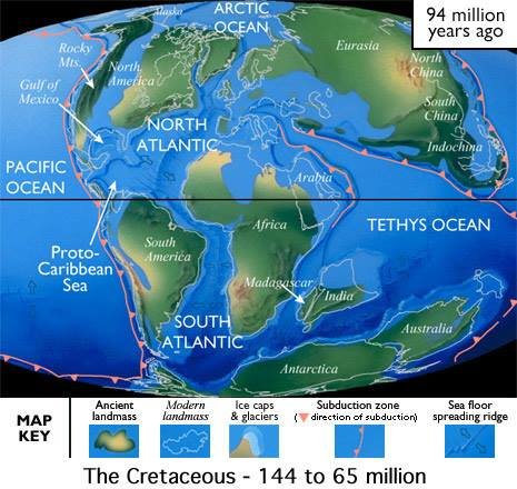 დედამიწა 94 მილიონი წლის წინ