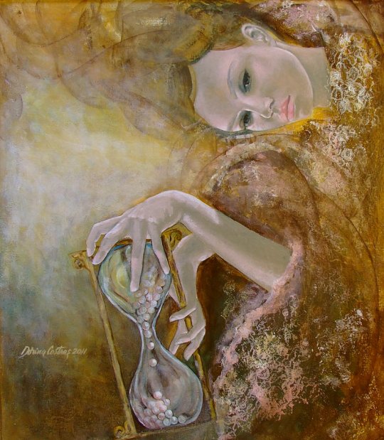 Deja Vu - painting by Dorina Costras,  2011