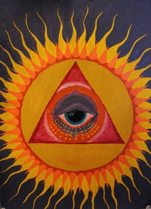 ქართულ წარმართობაში მზის სიმბოლო არის თვალი