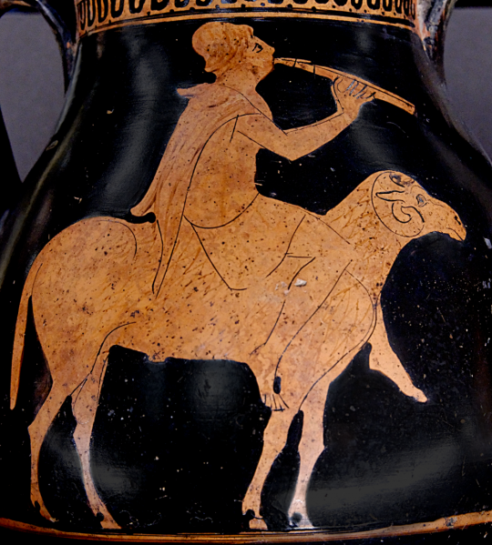 ფრიქსე წმინდა ვერძზე. ძვ.წ. 470 წ.