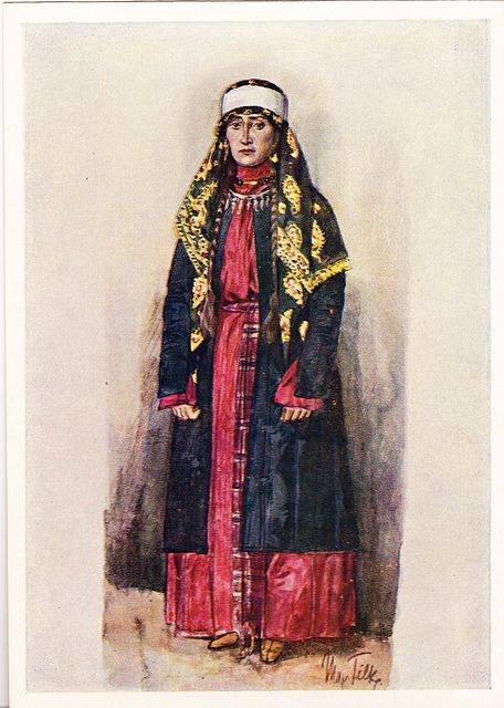 სვანი ქალი. 1912-13 წწ. მაქს ტილკე.