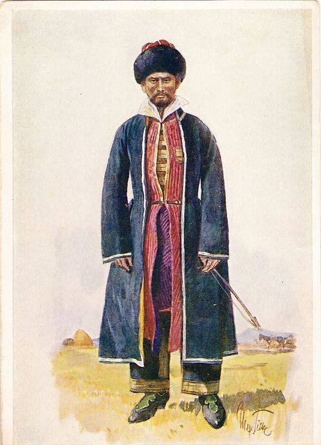 თურქმენი კაცი სტავროპოლიდან. 1912-13 წწ. მაქს ტილკე.