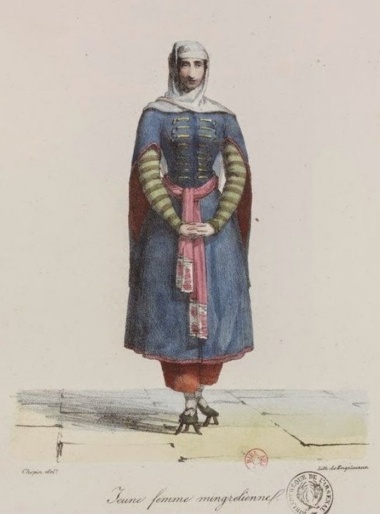 მეგრელი ქალი. ჟან ფრანსუა გამბა. 1826.