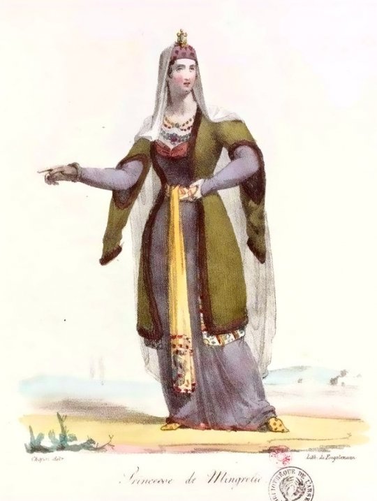 მეგრელი თავადის ქალი. ჟან ფრანსუა გამბა. 1826.