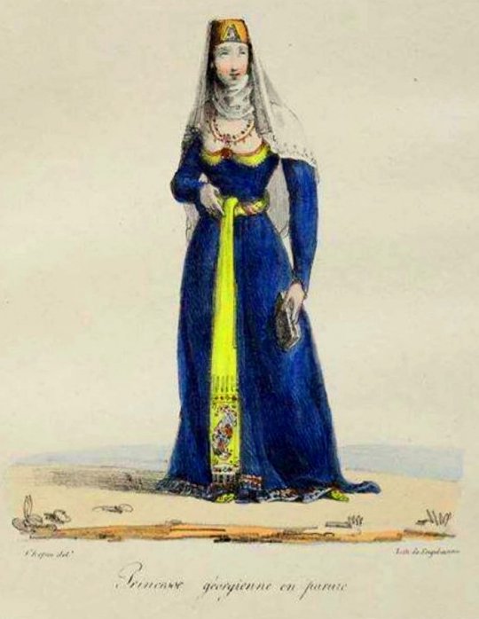 ქართველი თავადის ქალი. ჟან ფრანსუა გამბა. 1826.