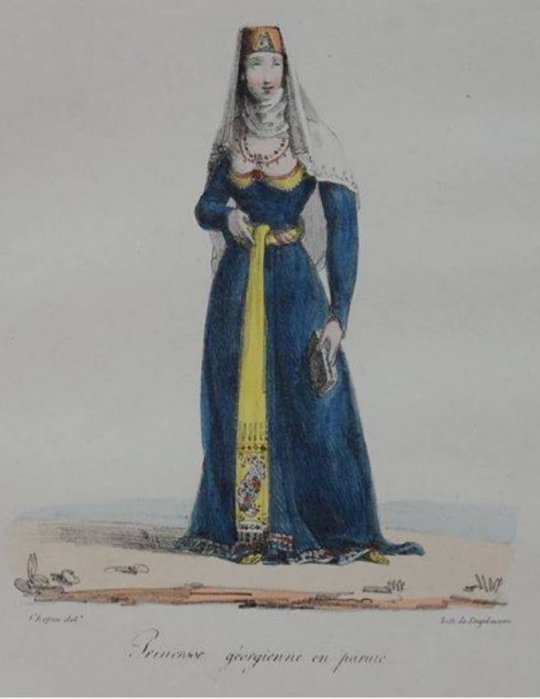 ქართველი თავადის ქალი. ჟან ფრანსუა გამბა. 1826.