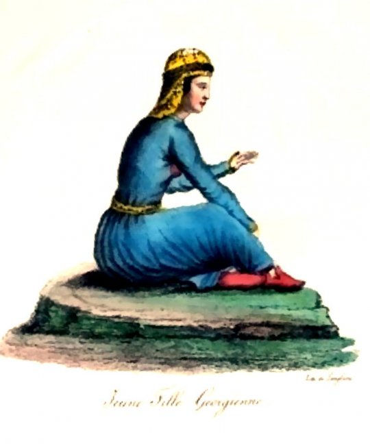 ქართველი ქალი. ჟან ფრანსუა გამბა. 1826.