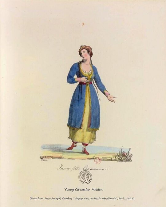 ჩერქეზი ქალი. ჟან ფრანსუა გამბა. 1826.