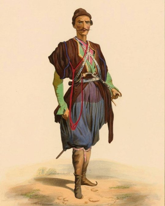 კავკასიელი (თუში) ჯარისკაცი. გრიგორი გაგარინი. 1850-1855