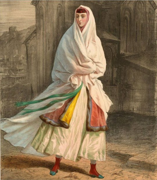 თბილისელი ქართველი ქალი. გრიგორი გაგარინი. 1850-1855