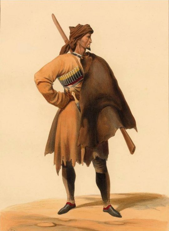 ჩერქეზი კაცი. გრიგოლ გაგარინი. 1850-1855