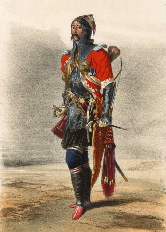 კავკასიელი ჯარისკაცი იმპერიულ ჯარში. გრიგოლ გაგარინი. 1850-1855