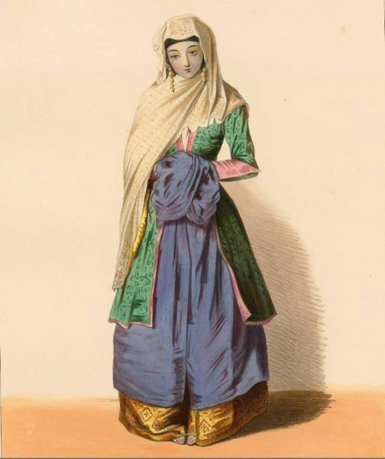 ქალი ჩრდილოეთ კავკასიიდან. გრიგოლ გაგარინი. 1850-1855