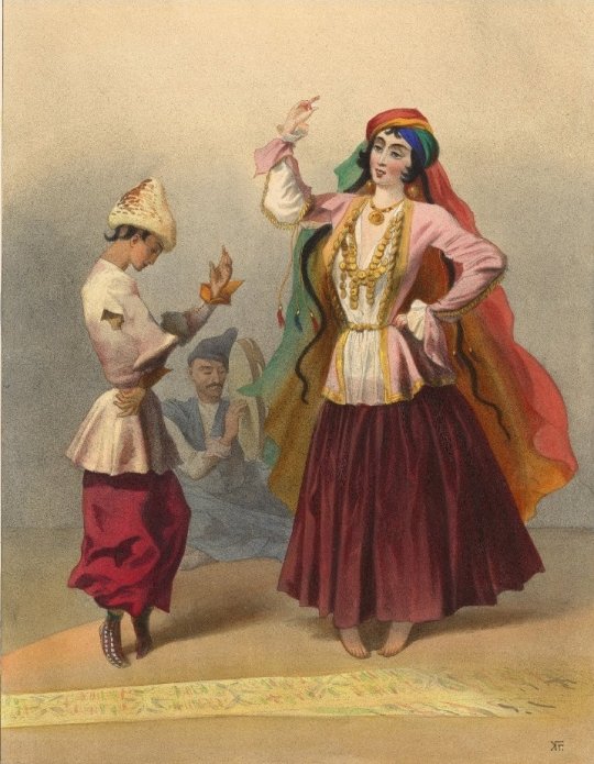 ცეკვა შემახაში. გრიგოლ გაგარინი. 1850-1855
