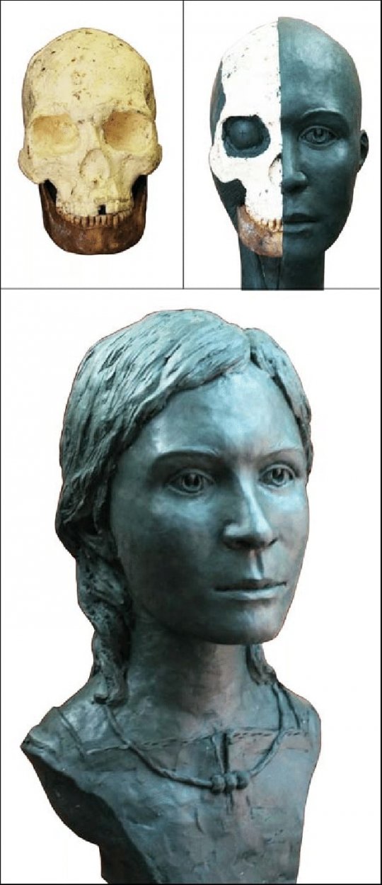 იამნაიას კულტურის (ძვ.წ. 3300–2600 წწ.) ქალის სახის რეკონსტრუქცია