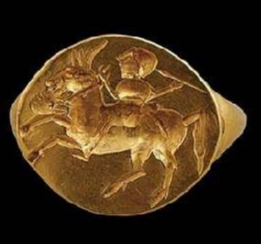 ოქროს კოლხური ბეჭედი - ძვ.წ. IV ს. 