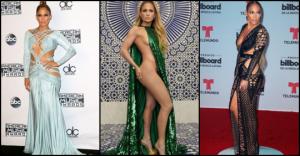 Jennifer Lopez -  შვიდი ყველაზე თამამი კაბა..