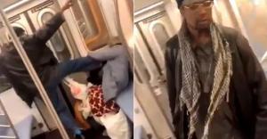 ნიუ იორკის პოლიციამ დააკავა ნაძირალა, რომელიც მოხუც უსახლკარო ქალს თავს დაესხა მეტროში ბრონქსში
