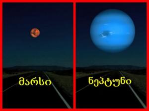 როგორი იქნებოდა ცა ჩვენს თავზე,  მთვარის ნაცვლად  სხვა პლანეტები რომ ანათებდნენ