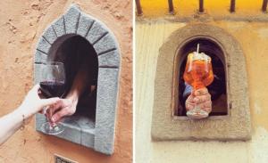 მე -17 საუკუნის "ღვინის ფანჯრის" ტრადიცია, რომელიც შავი ჭირის დროს გამოიყენეს, პანდემიის პირობებში იტალიელებმა თავიდან ააღორძინეს
