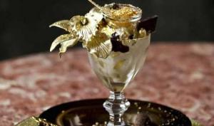 "ოქროს პლომბირი" - ძვირადღირებული დესერტი, რომელსაც მხოლოდ ნიუ-იორკში თუ დააგემოვნებთ