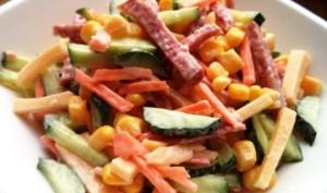 "ვენეცია" - ყველაზე მხიარული, ფერადი და მარტივად მოსამზადებელი სალათი