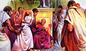 რომაელების რეაქცია კეისრის მკვლელობაზე