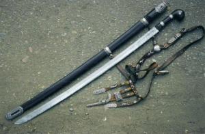 განთქმული ქართული ხმალი “ჭოლაური,” რომლის ბადალი ძველად ძნელად მოიძებნებოდა