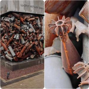 ირპინში გაიხსნა ჭურვების ნარჩენებისგან დამზადებული ძეგლი "თავისუფლება"