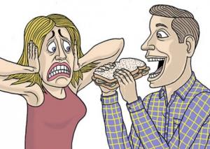 გაღიზიანებთ როდესაც გვერდით მჯდომი ხმაურიანად ჭამს? თქვენ ნერვული აშლილობა გაქვთ!