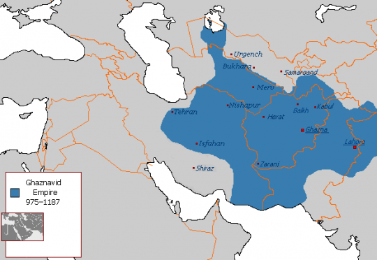 ღაზნევიდების იმპერია (Ghaznevid Empire) - 963-1186 წწ.