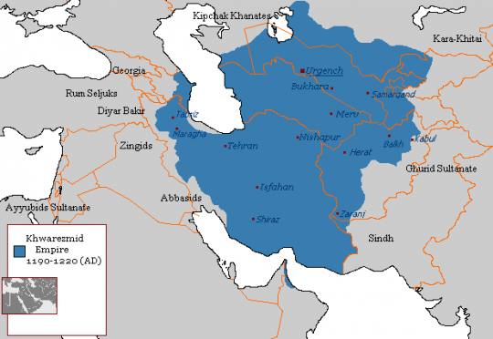 ხვარამზმული იმპერია (Khvarawmian Empire) - 1077-1231 წწ.