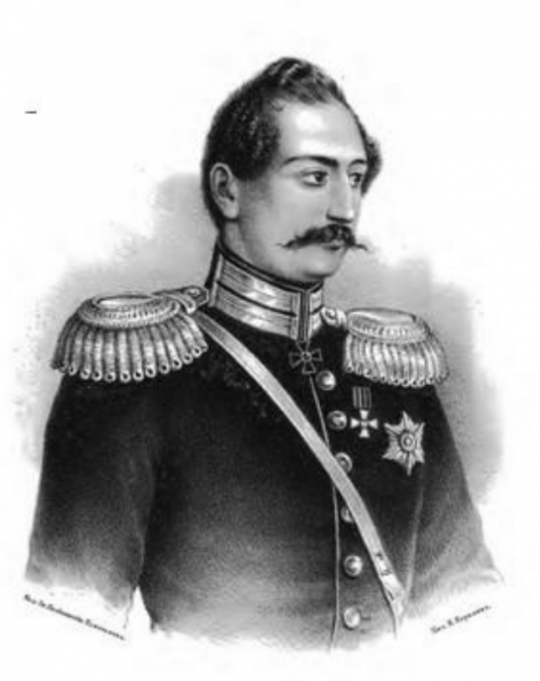 ილია ორბელიანი,  დიმიტრის ძე (1814-1878) - რუსეთის არმიის გენერალ-მაიორი (1851)
