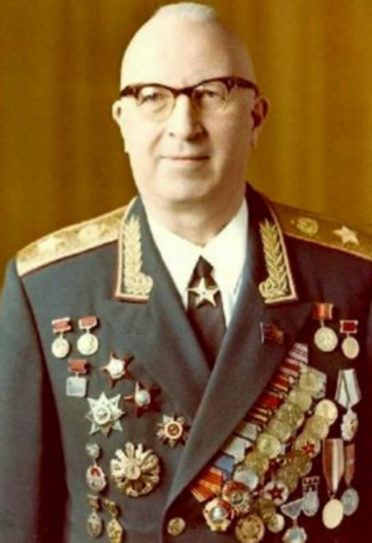 არჩილ გელოვანი,  ვიქტორის ძე (1915-1978) - საბჭოთა კავშირის საინჟინრო ჯარების მარშალი (1977)