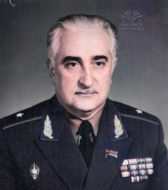  გრიგოლ კომოშვილი,  იორდანეს ძე (1925-1993) - საბჭოთა კავშირის გენერალ-მაიორი (04.02.1980)