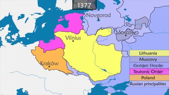 მე-14 საუკუნის დასასრული - სლავების გაკათოლიკების საფრთხე და მოსკოვის ბრძოლა თავისუფლებისთვის
