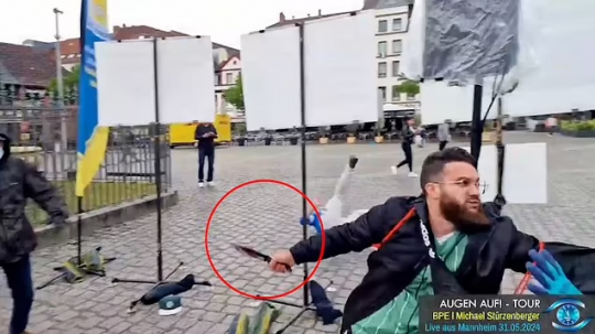ევროპის „ისლამიზაციის“ საწინააღმდეგო  აქციაზე,პოლიციელებმა რადიკალური ისლამისტი მოკლეს(ვიდეო)